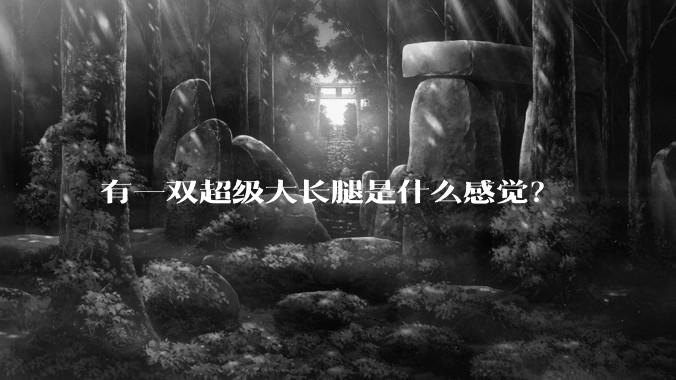 有一双超级大长腿是什么感觉?