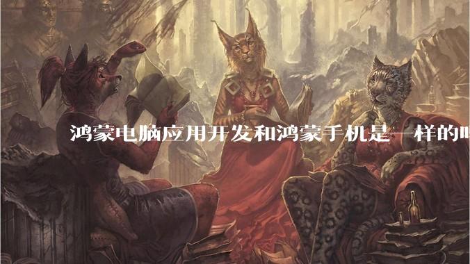 鸿蒙电脑应用开发和鸿蒙手机是一样的吗?