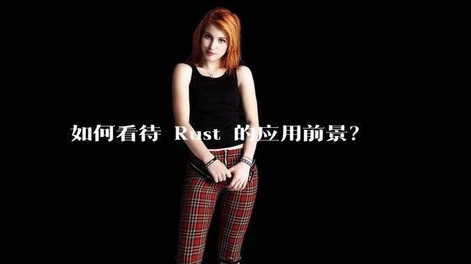如何看待 Rust 的应用前景?
