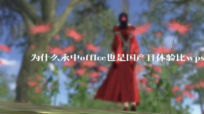 为什么永中office也是国产且体验比wps好很多,用的人却不多呢?