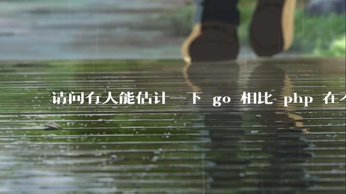 请问有人能估计一下 go 相比 php 在不同用户量下能省多少钱吗?
